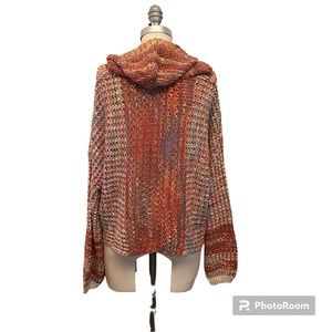 Angie crochet hoodie with all the colors of Autumn!  Size small.  Never worn.